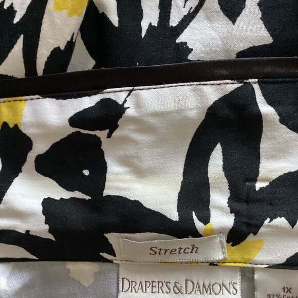 Drapers & Damons Women's Jacket Size 1X Colorful Cotton Blend Pockets - Picture 9 of 9